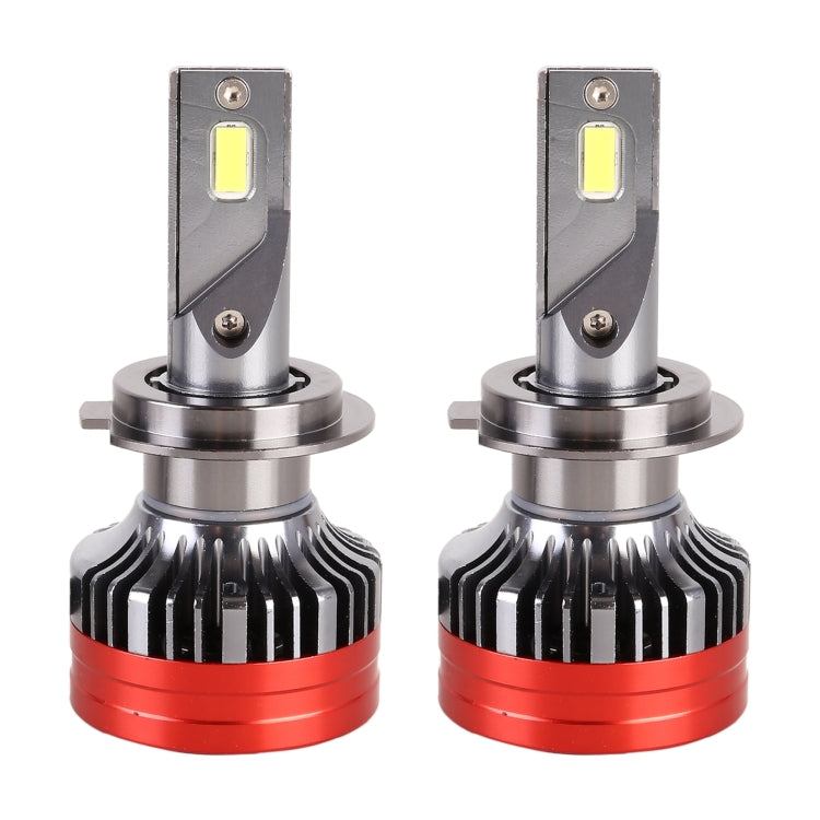 K10 1 Pair H7 DC12V / 65W / 6000K / 6500LM Car LED SMD-3750 Lamp Bead Headlight