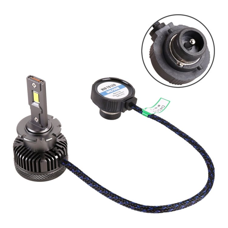 1 Pair D Series D4S Car HID Ballast to LED Headlight DC12V / 35W / 6000K / 5000LM