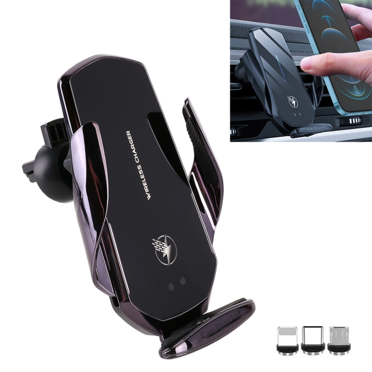 G18+ 15W Car Wireless Charger Smart Induction Air Outlet Phone Holder