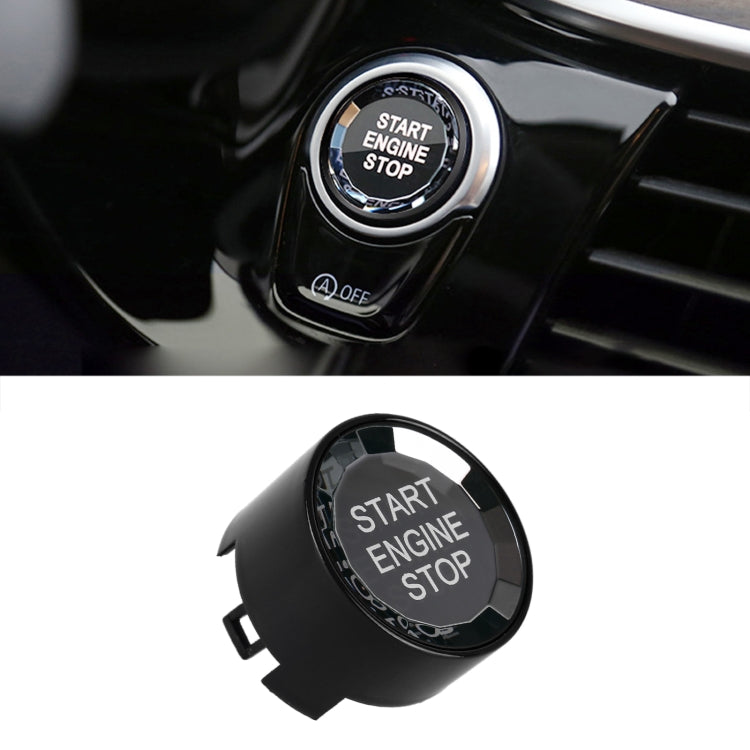 Car Crystal One-key Start Button Switch for BMW, with Start and Stop A Style