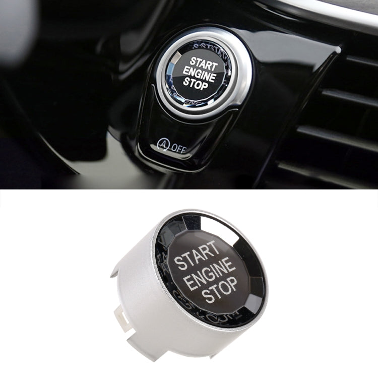 Car Crystal One-key Start Button Switch for BMW, with Start and Stop A Style