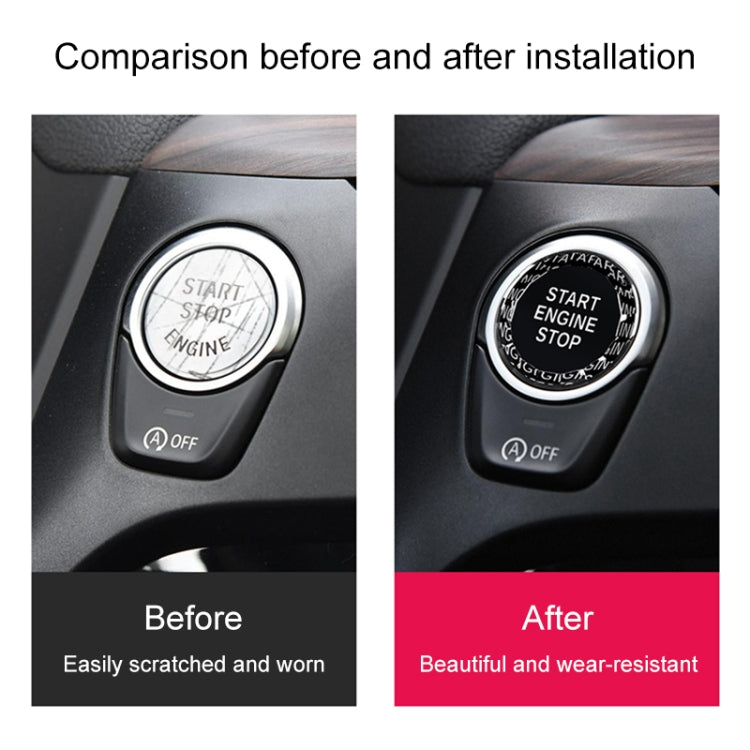 Car Crystal One-key Start Button Switch for BMW, C Style