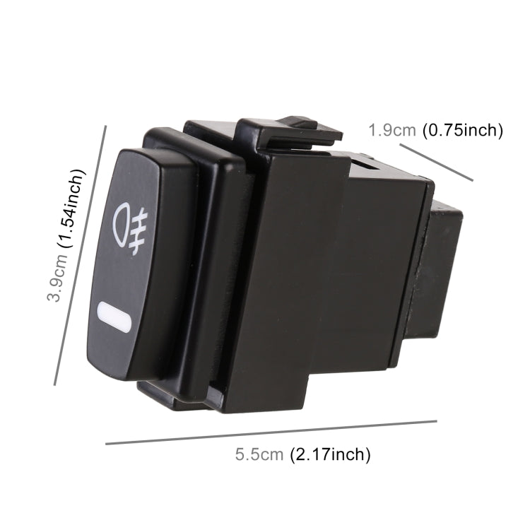 TS-11 Car Fog Light On-Off Button Switch with Cable for Renault