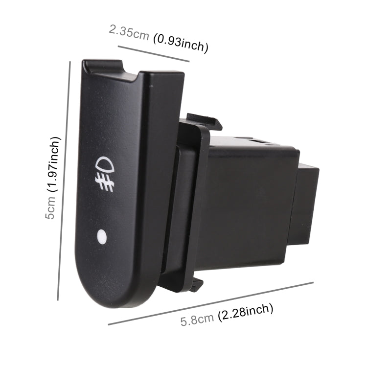 TS-19 Car Fog Light On-Off Button Switch with Cable for Hyundai