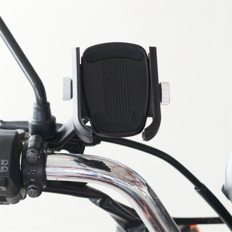 Motorcycle Aluminium Alloy Quick Release Mobile Phone Holder Bracket, Rearview Mirror Version
