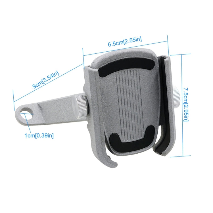 Motorcycle Aluminium Alloy Quick Release Mobile Phone Holder Bracket, Rearview Mirror Version
