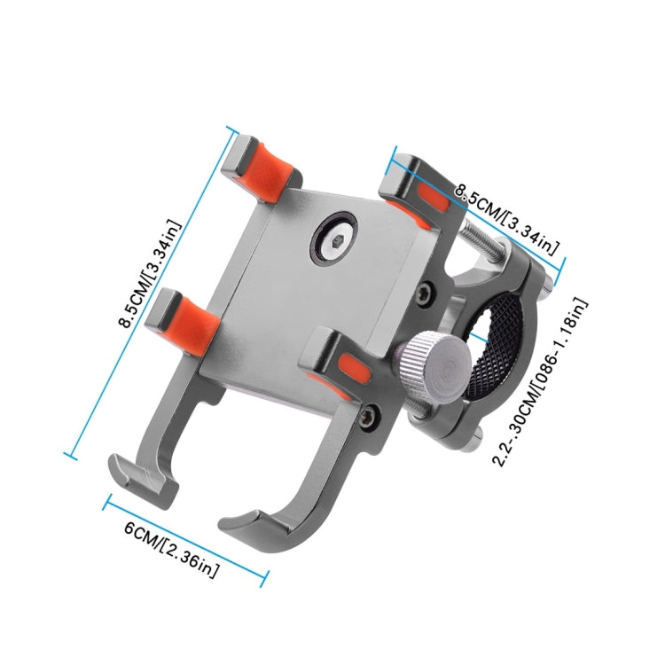 MPB-91 Motorcycle Six Claws Aluminium Alloy Mobile Phone Holder Bracket