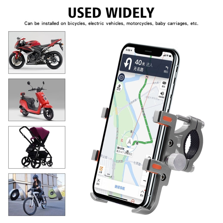 MPB-91 Motorcycle Six Claws Aluminium Alloy Mobile Phone Holder Bracket
