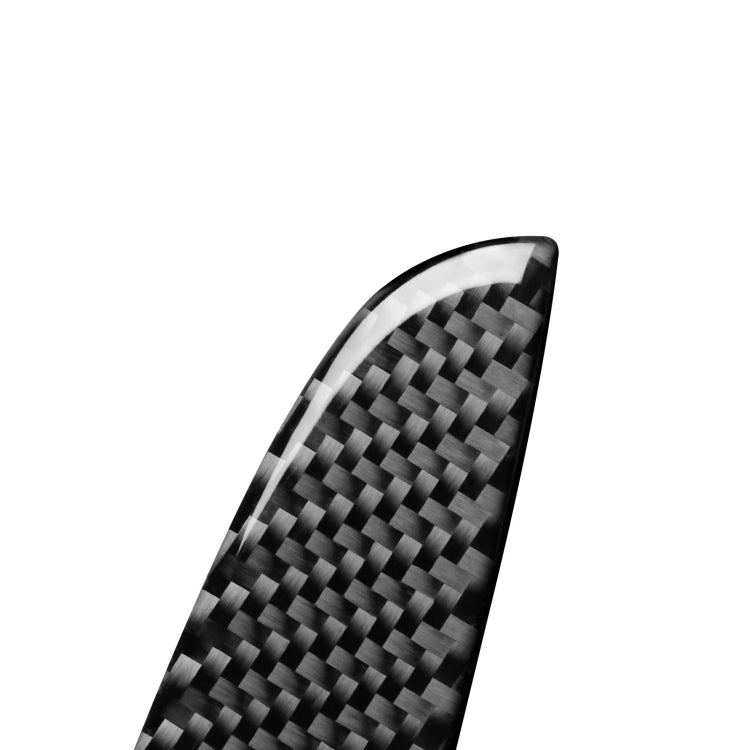 2 PCS / Set Carbon Fiber Car Light Eyebrow Decorative Sticker for Volkswagen Scirocco 2009-2016,Left and Right Drive Universal