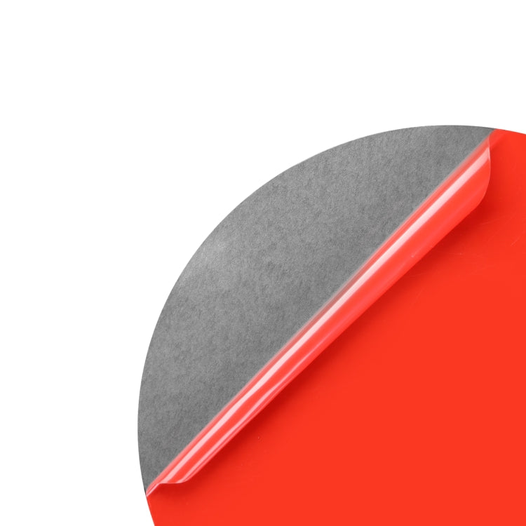 Carbon Fiber Car Fuel Tank Cap Decorative Sticker for Toyota Tundra 2014-2018,Left and Right Drive Universal (Red)