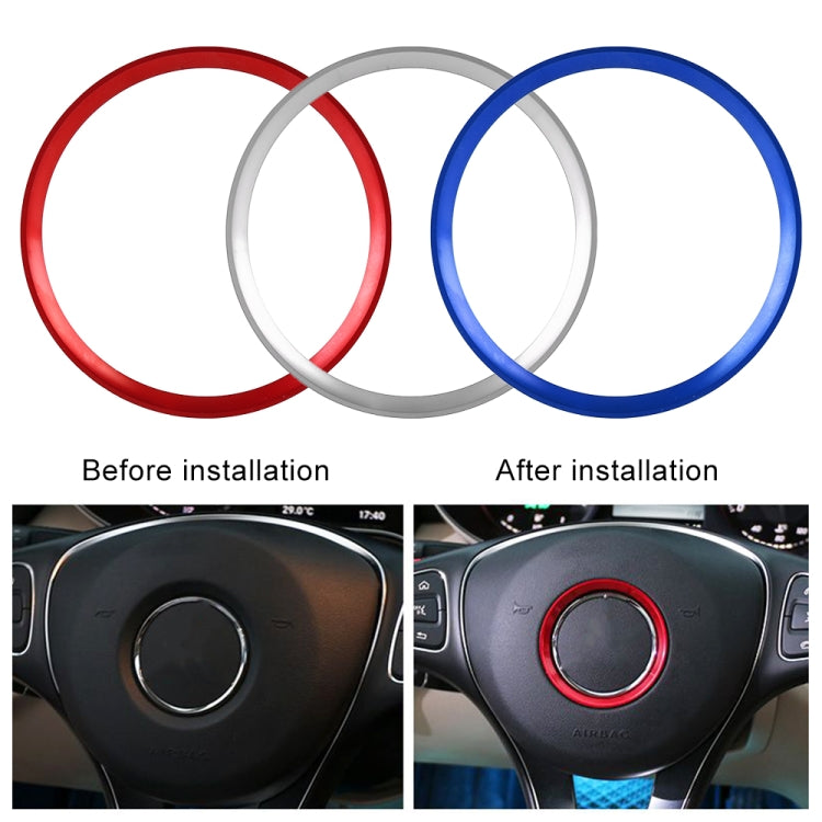 Car Steering Wheel Decorative Ring Cover for Mercedes-Benz,Inner Diameter: 5.8cm