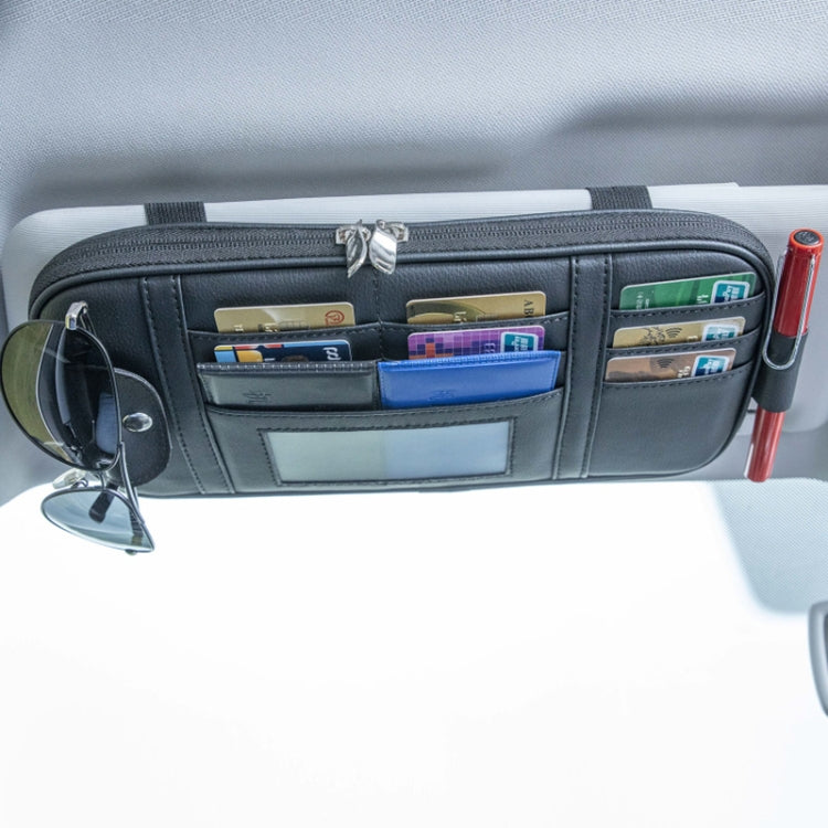 Universal Car Multi-functional Sun Visor Card Clip Bags Glasses Bill Clip Holder