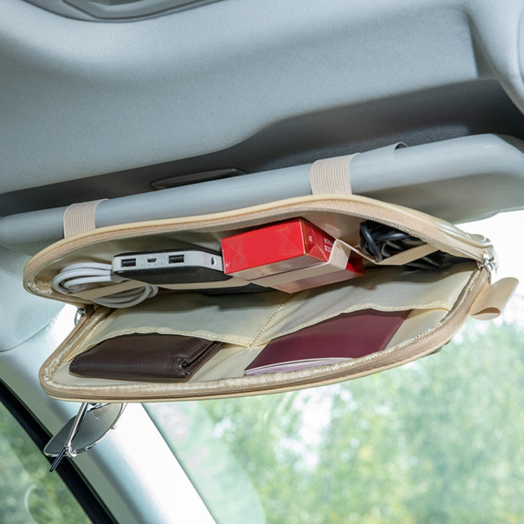 Universal Car Multi-functional Sun Visor Card Clip Bags Glasses Bill Clip Holder