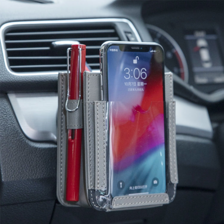 Car Air Outlet Storage Bag Mobile Phone Storage Hanging Bag