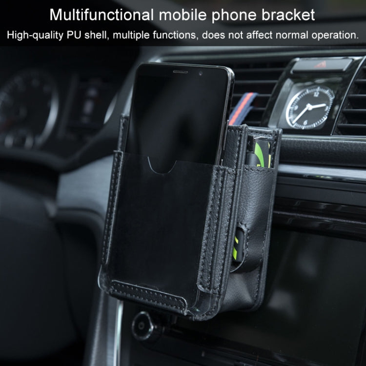 Car Air Outlet Storage Bag Mobile Phone Storage Hanging Bag