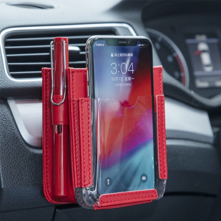 Car Air Outlet Storage Bag Mobile Phone Storage Hanging Bag