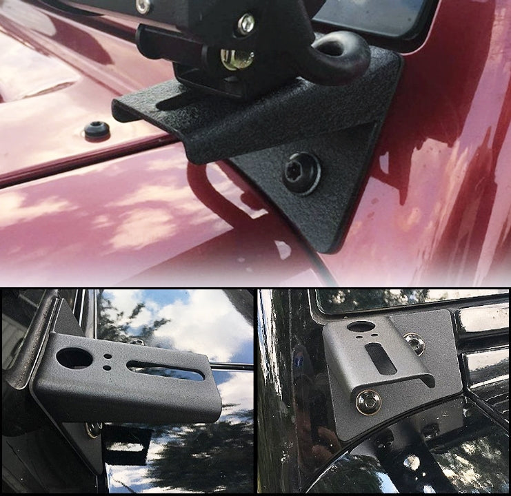 P-001 Car A-pillar Spotlight Mounting Bracket for Jeep Wrangler JK