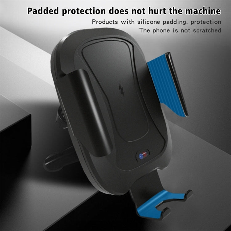 CS-984A1 Car Air Outlet Wireless Infrared Sensor Mobile Phone Charging Stand Holder(Black)