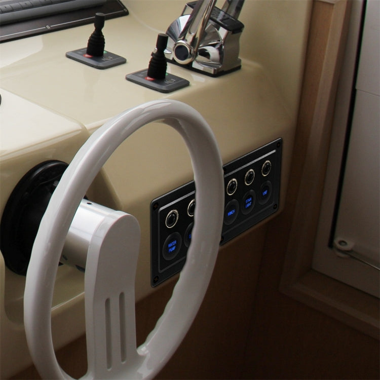 CS-976A2 12-24V 6 Way Switches Single Touch Switch Panel for Car RV Boat Yacht