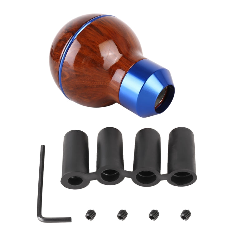 Universal Car Wood Texture Metal Gear Shift Knob