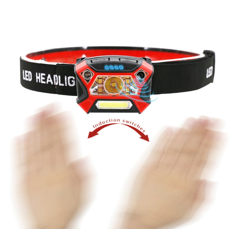 Detachable Portable Waterproof USB Charging High Bright LED Sensor Headlight