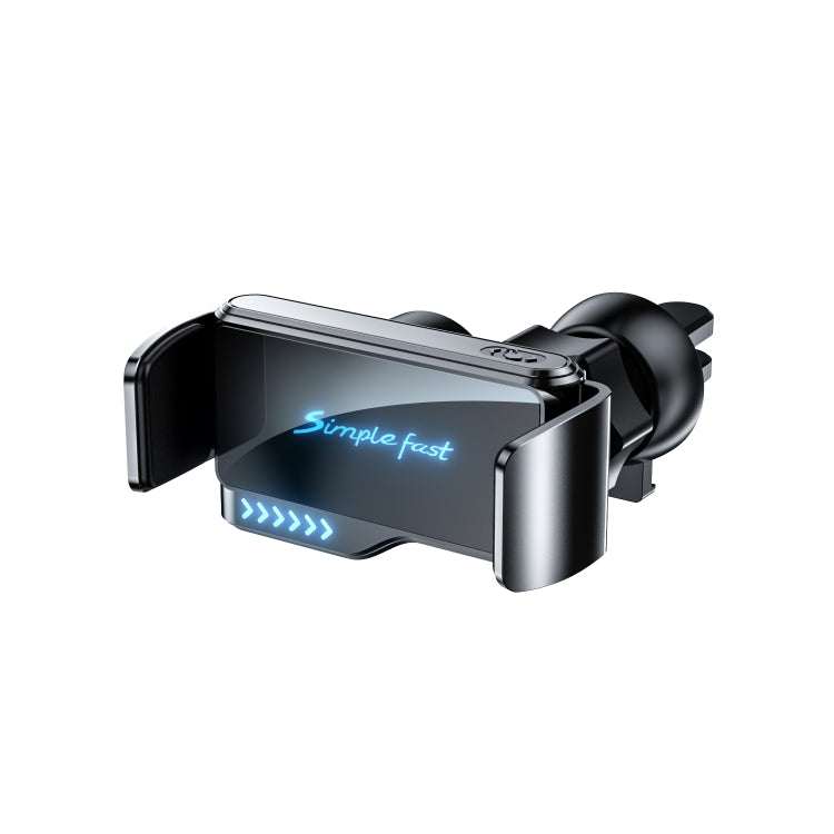 N7 Car Pure Electric Drive Locking Wireless Charger Holder(Black)