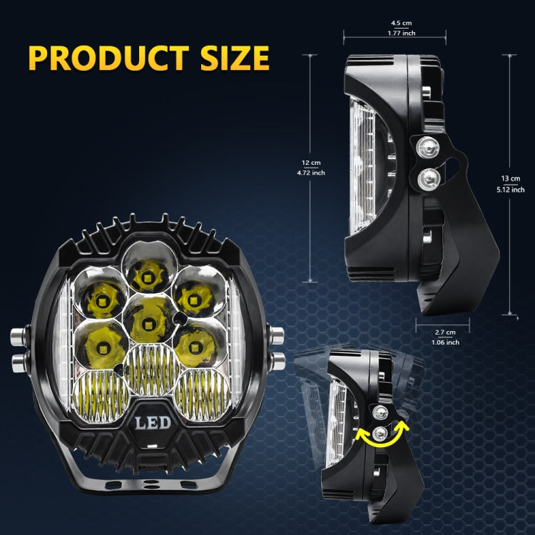 5 inch 29W Three-sided Flashing LED Work Light