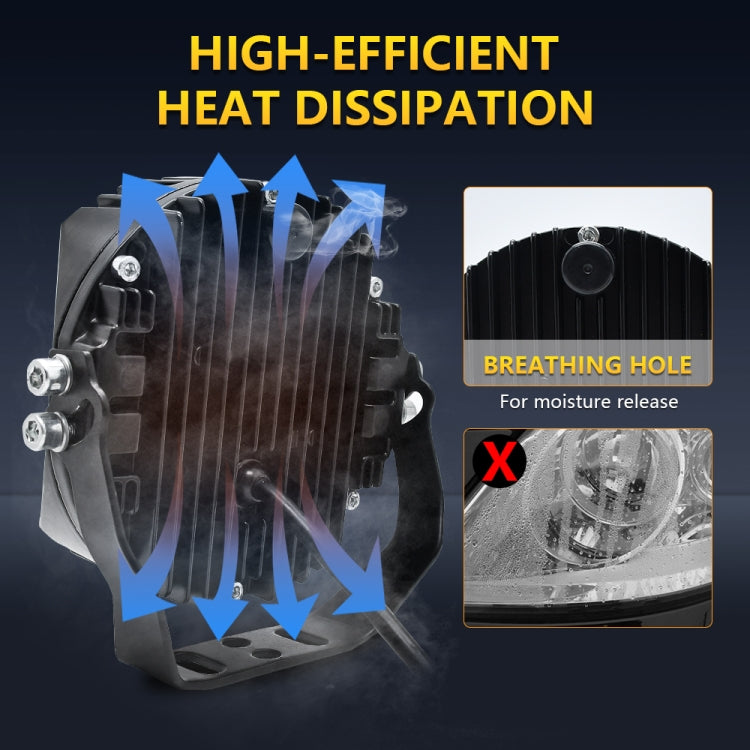 5 inch 29W Three-sided Flashing LED Work Light