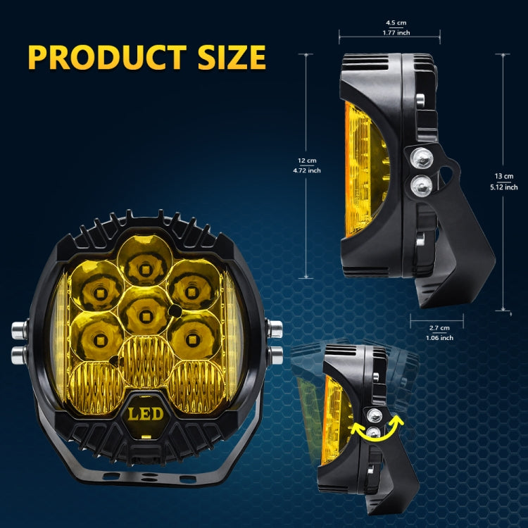 5 inch 29W Three-sided Flashing LED Work Light