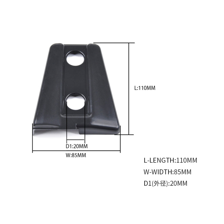 8 PCS Automotive ABS Side Door Hinge Protector Cover Trim for Jeep Wrangler JK 4 Door 2007-2017