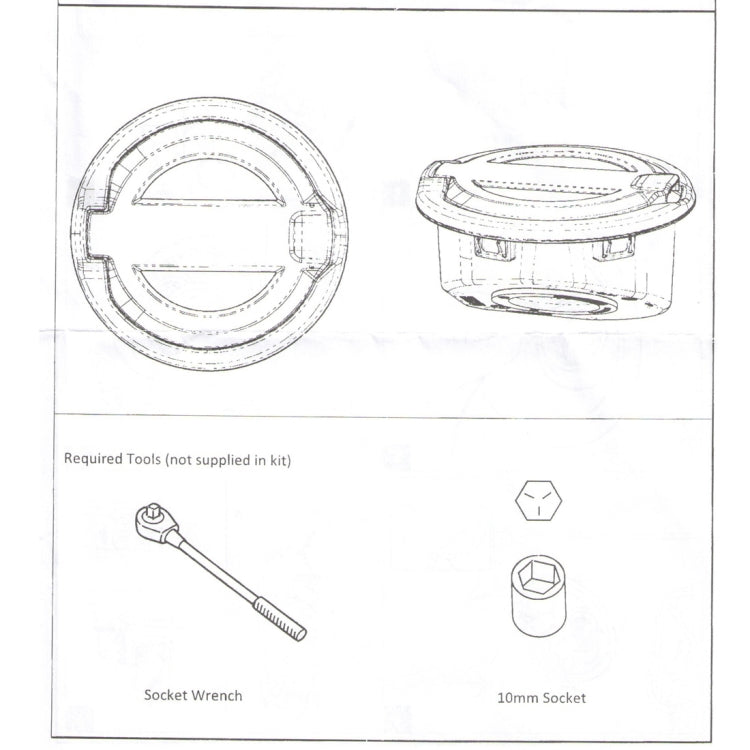Car Modified Plastic Oil Cap Engine Tank Cover for Jeep Wrangler JL 2018-2019