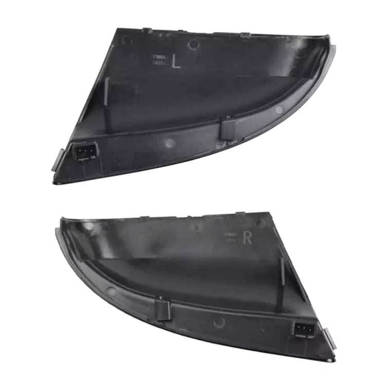 1 Pair For Dodge Ram 1500 2009-2018 Car Dynamic LED Turn Signal Light Rearview Mirror Flasher Water Blinker (Transparent Black)