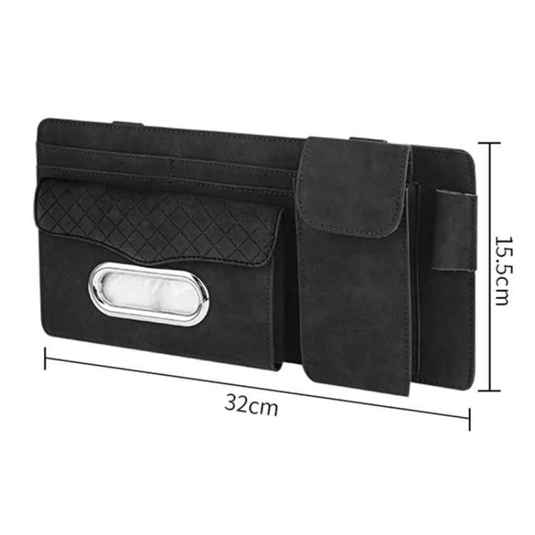 Car Nappa Leather Sun Visor Storage Clip