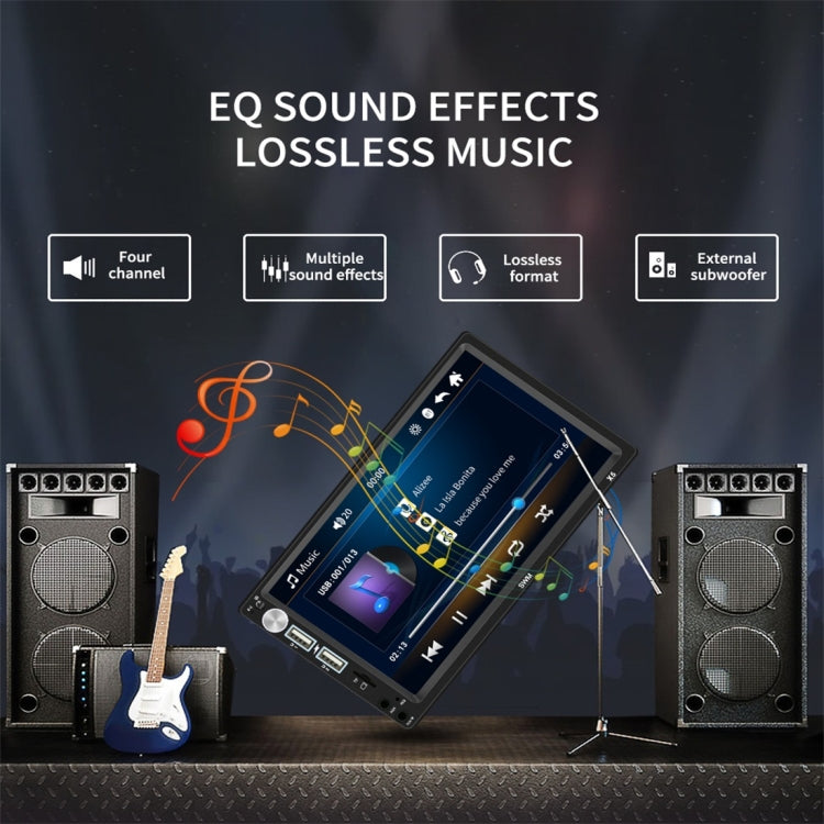 X5 7 inch 800x480 Universal Car Radio Receiver MP5 Player, Support FM & Bluetooth & USB & AUX