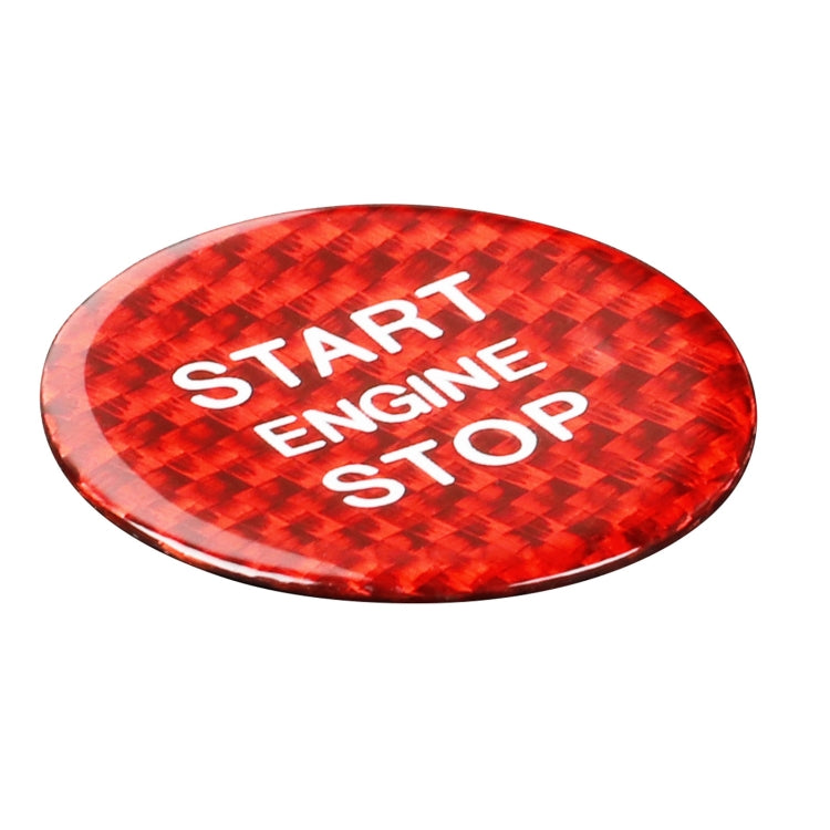 Car Carbon Fiber Engine Start Button Decorative Cover Trim for Lexus NX200