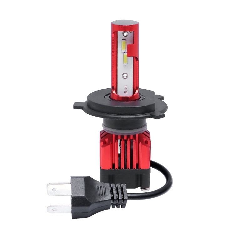 2 PCS F6 H4 DC9-32V 26W 6500K 3000LM Car / Motorcycle LED Headlight Lamps / Fog Light