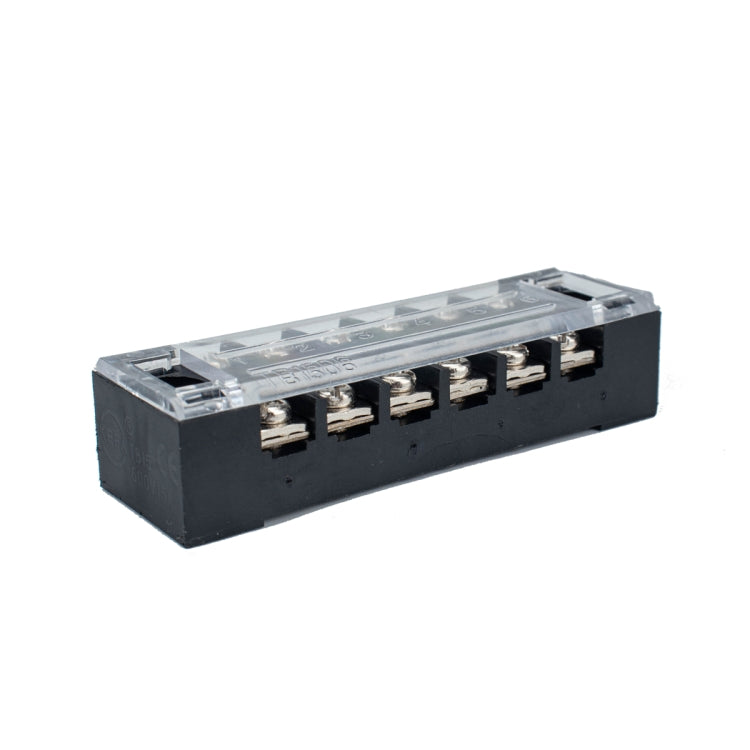5 PCS Car 6-way TB-1506 Dual Row Power Terminal Connector + 6-position Connection Strip with Cover