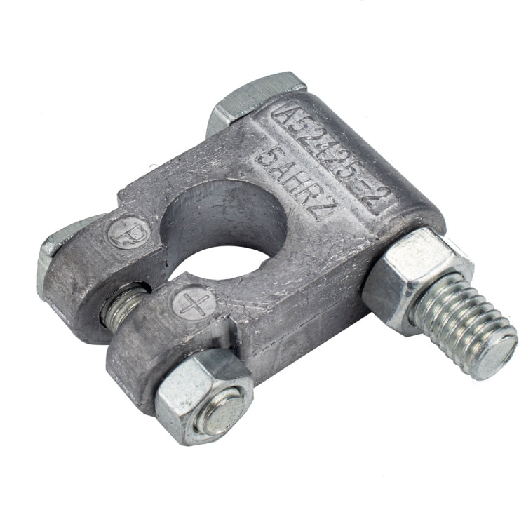 2 PCS Positive and Negative Car Pure Lead Battery Connectors Terminals Clamps Clips