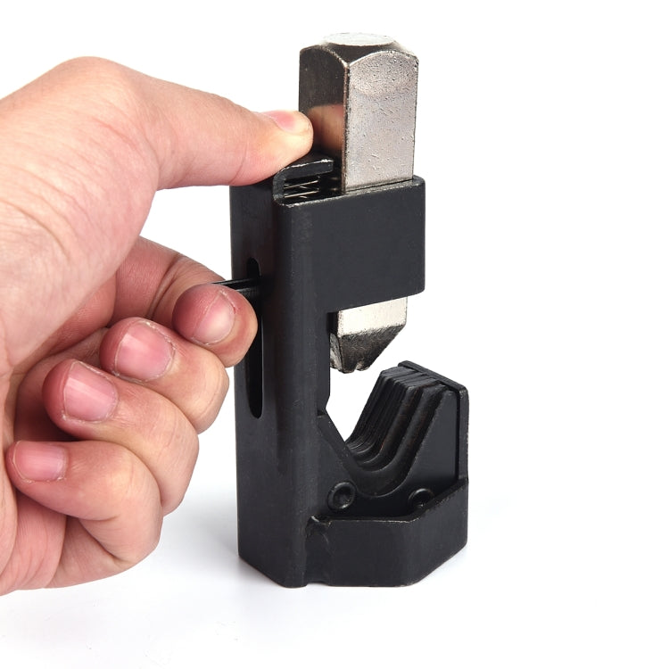 Car Battery Cable Hammer Crimper Hammer Lug Crimper Tool Pliers with T2 Copper 6 x 5/16 Heavy-duty Cold-pressed Wire Terminals