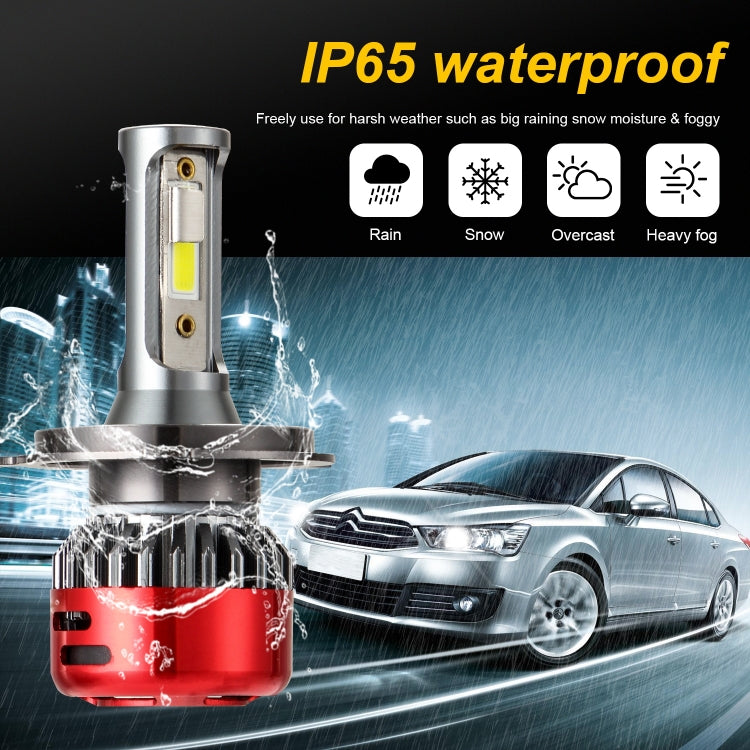 2 PCS I5 H4 DC9-30V 26W 6000K 2400LM IP67 Car High Bright LED Headlight Lamps