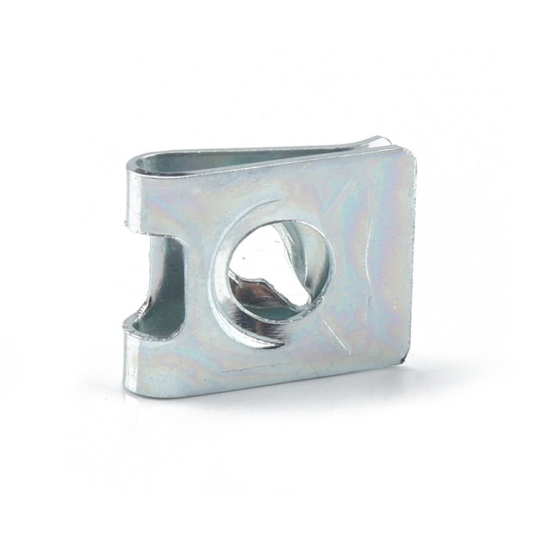 100 PCS U Nut Kit Spire Clips No.4 Zinc Speed Fasteners Lug Nuts