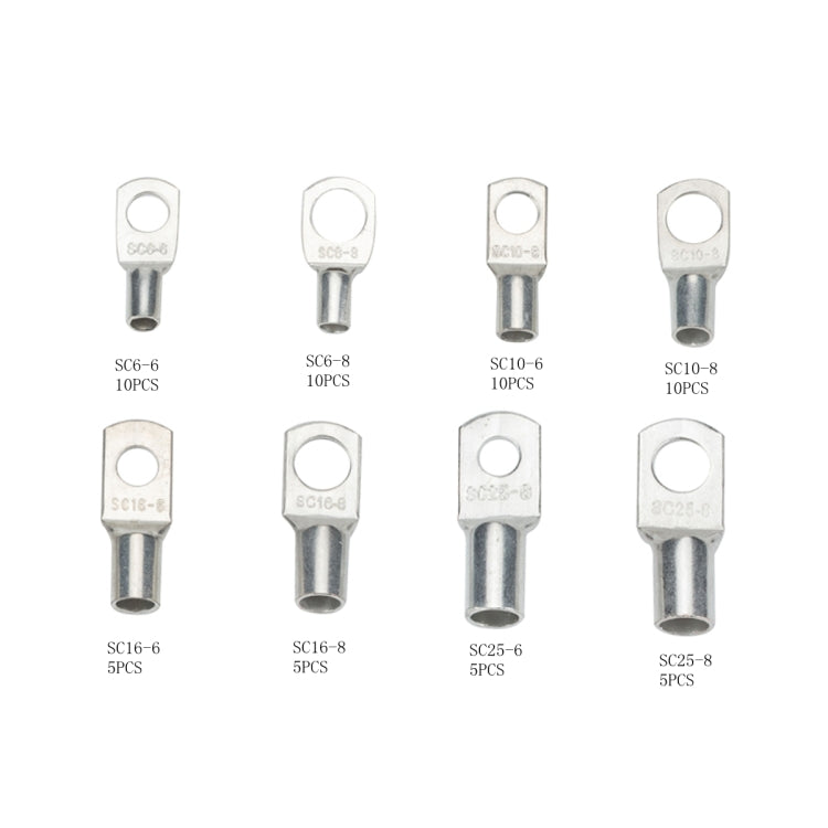 60 PCS Wire terminals Connector Cable Lugs Battery SC Terminals Glimpse of Mouth