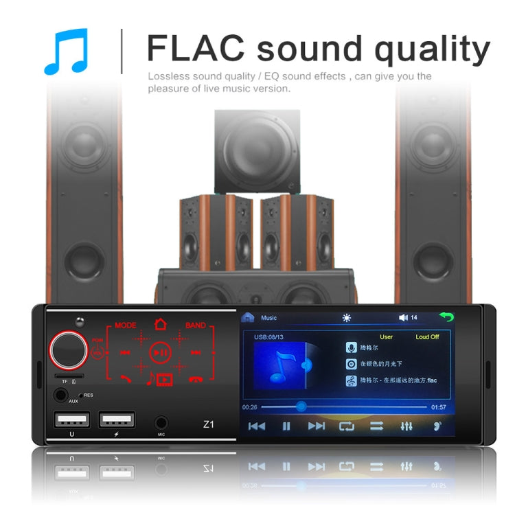 4.1 inch HD Touch Screen Car Bluetooth MP5 Player, Support Mirror Link & FM