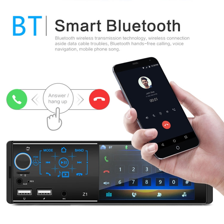 4.1 inch HD Touch Screen Car Bluetooth MP5 Player, Support Mirror Link & FM