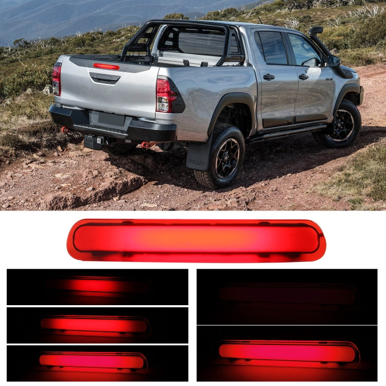 DC10-14V 24LEDs SMD-2835 Car Short High Position Brake Light for Toyota Hilux Vigo 2015-2017