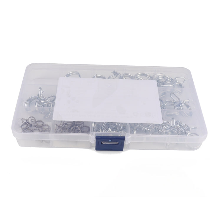 70 PCS Double Wire Spring Tube Clamp Water Pipe Clamps, Size: 6.0-18mm