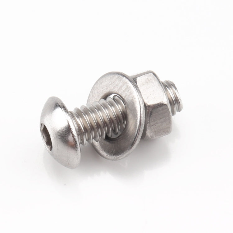 320 PCS 304 Stainless Steel Screws and Nuts Hex Socket Head Cap Screws Gasket Wrench Assortment Set Kit