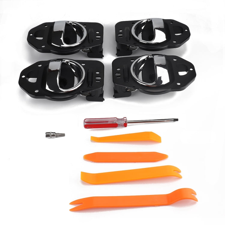 4 PCS Auto Inside Door Handles 25812196 (LH) 25812186 (RH) for Chevrolet 2006-2011