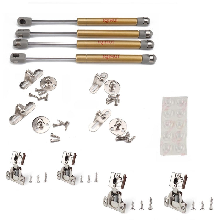 4 Sets Hydraulic Shocks Hinge Gas Strut Gas Spring Lid Support for RV / Trailer