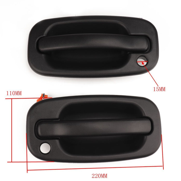 2 PCS Auto Outside Door Handles 15034985FL / 15034986FR for Chevrolet / GMC